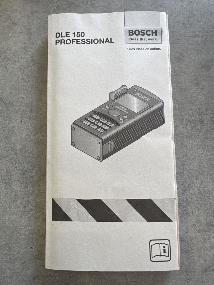 Лазерна ролетка Bosch DLE 150 Laser Б-105160 ПЕРФЕКТНА