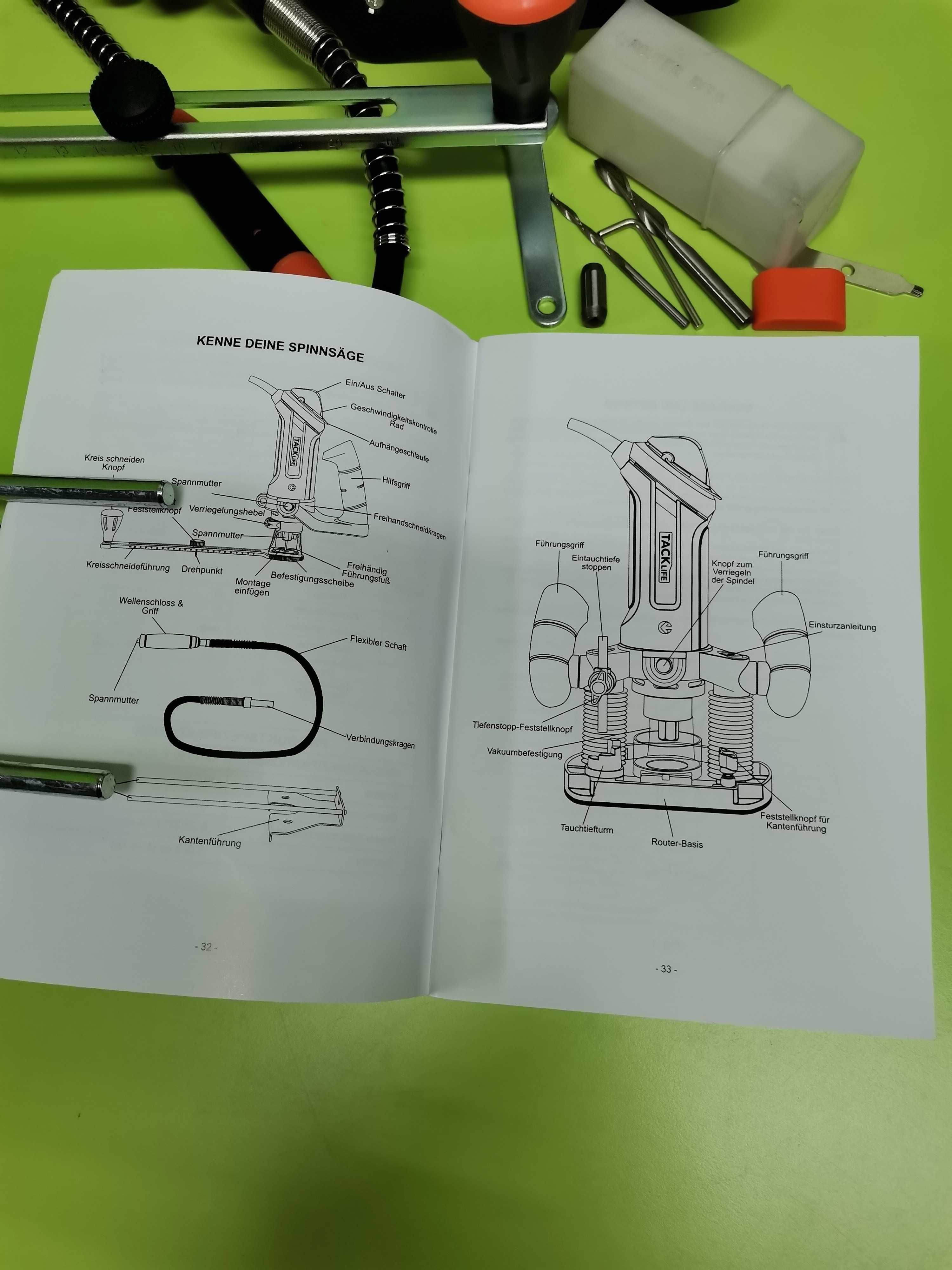 Freza profesionala Dremel și polizor biax. Mașina de frezat