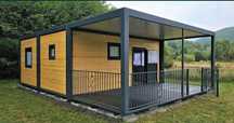 Producător Containere tip terasă de locuit vitrina casă
