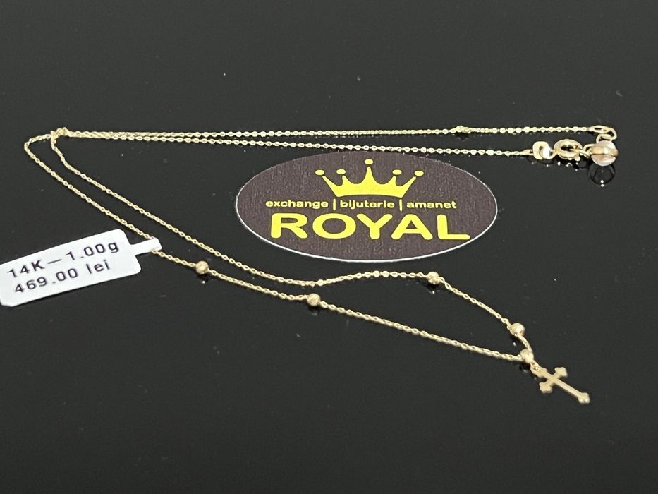 Bijuteria Royal CB : Lant aur 14k 1,00 grame