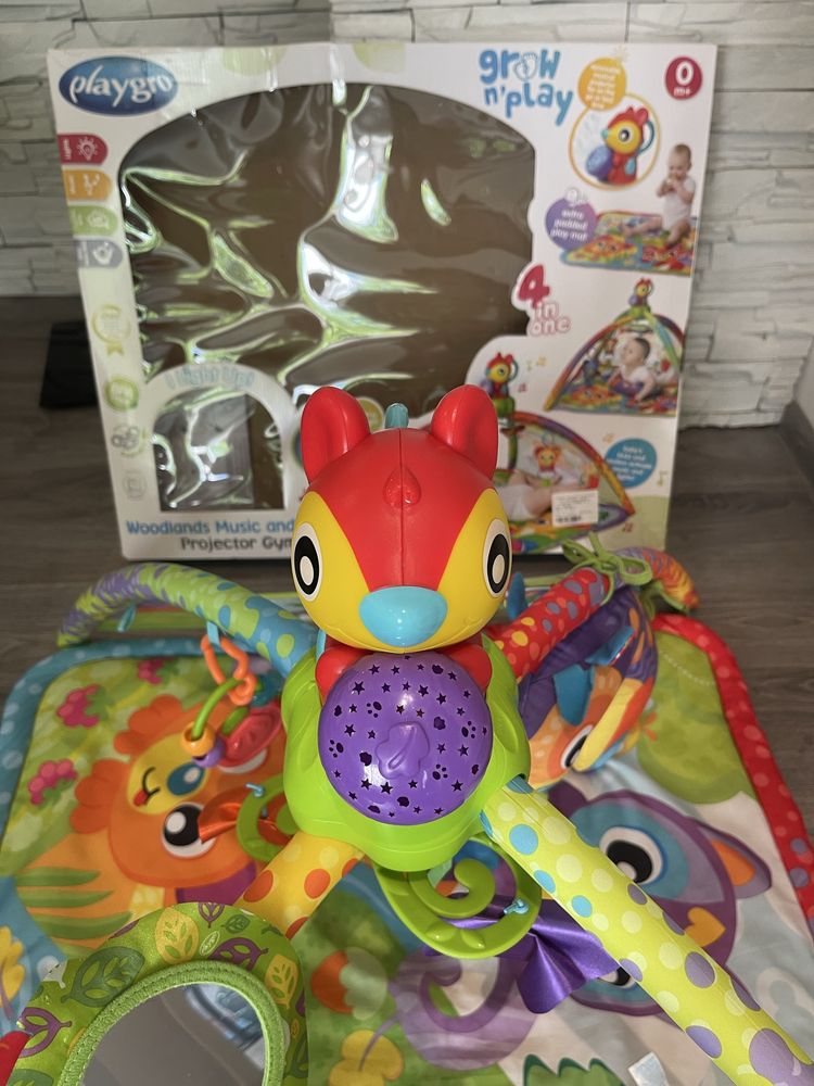 Активна гимнастика Playgro, светлини, звуци,проектор, 0+