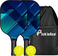 Pickleball Paddles Комплект от 2 PickleAce ракета - хилки, топчета