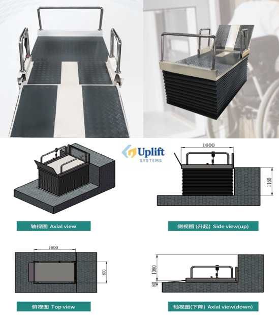 Инвалидный подъёмник, Переносная безбарьерная подъёмная платформа