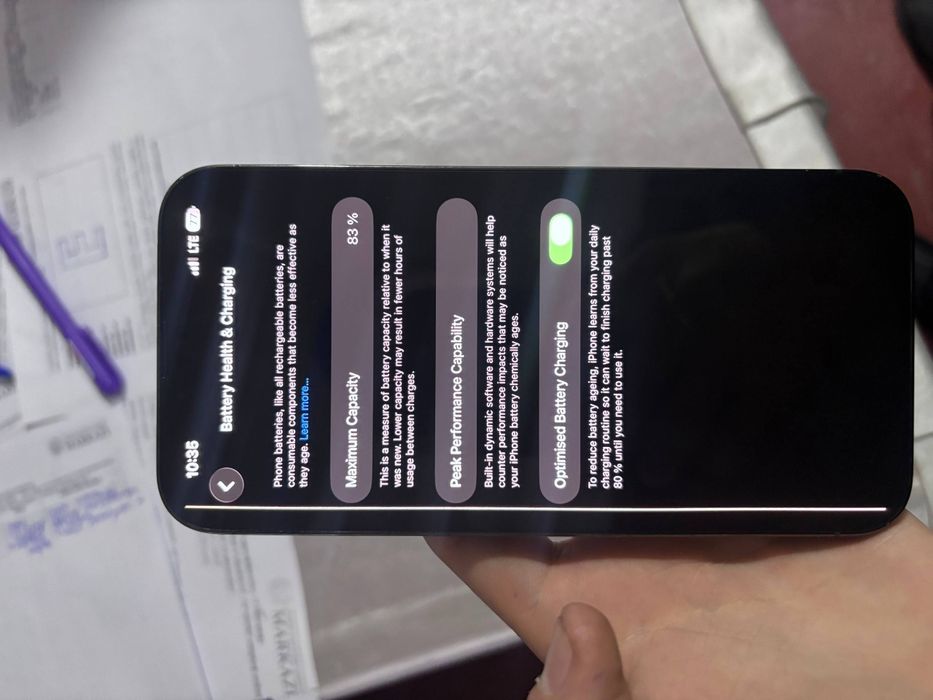 Iphone 13 pro max 128 tali 83 yomks holati ideal karopka bor