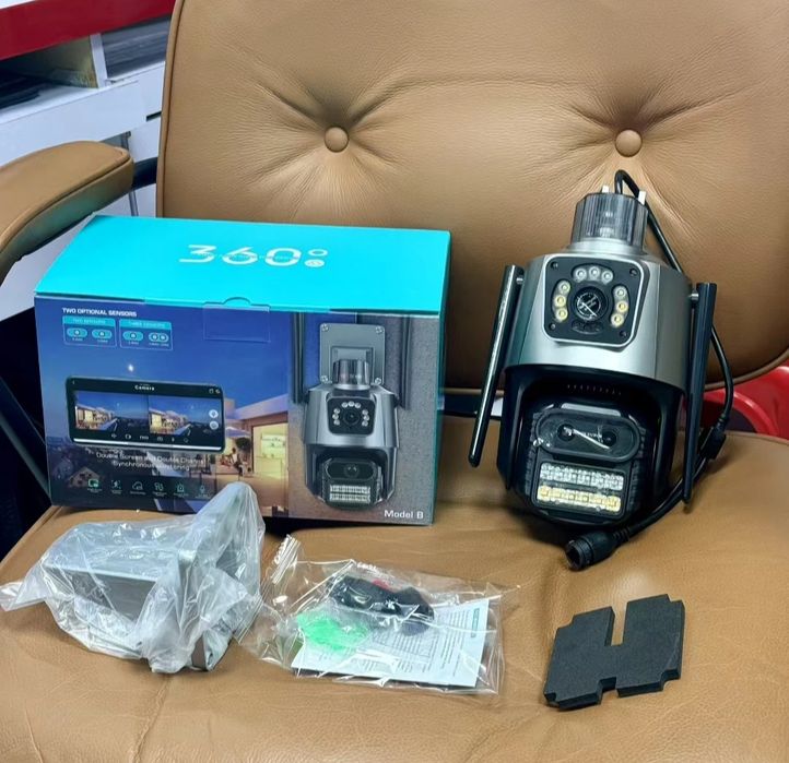 Video kuzatuv kamera 360 gradusli Wifi va 4G smart IP