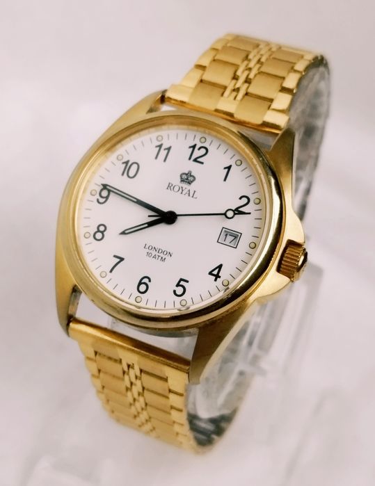 Ceas de damă Royal London cu quartz, carcasă din oțel inoxidabil.