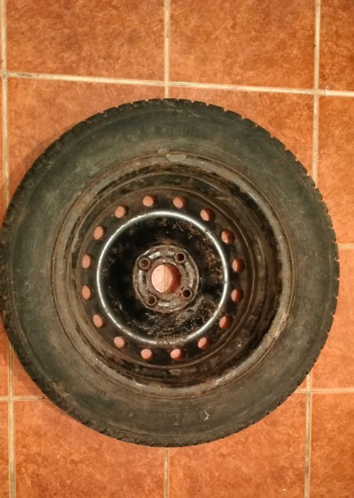 2 Jante tablă + cauciucuri Polaris2 ?+S