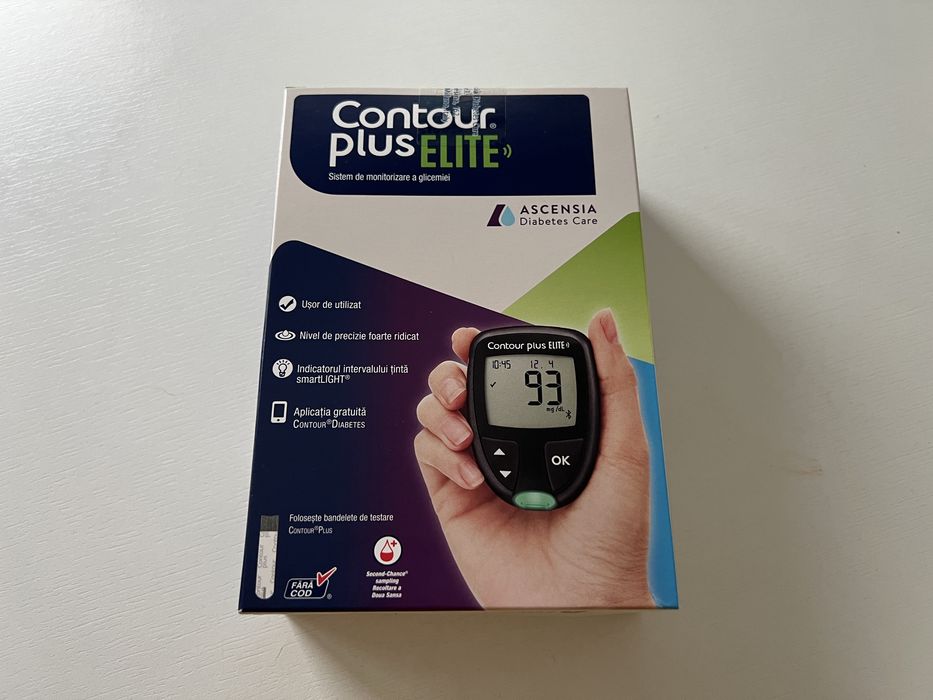Glucometru Contour Plus Elite, 200 teste, ace