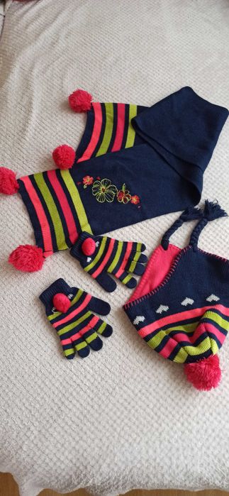 Комплект Orchestra шапка, шал, ръкавици