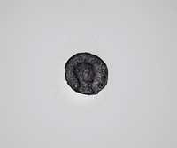 Moneda romana antica din bronz. Din anii 180-380 dupa Hristos.
