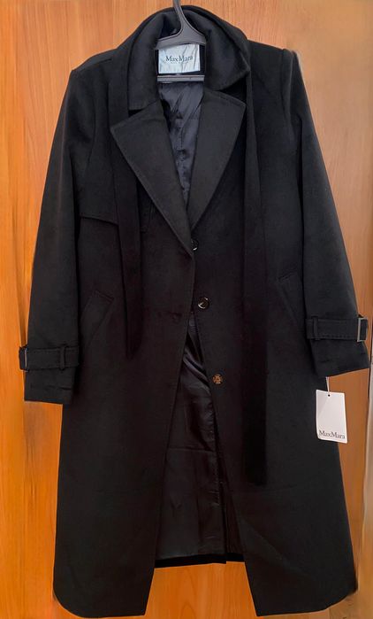 Новое драповое пальто