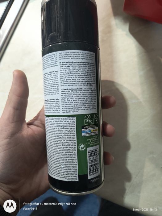 Alu zinc spray soudal