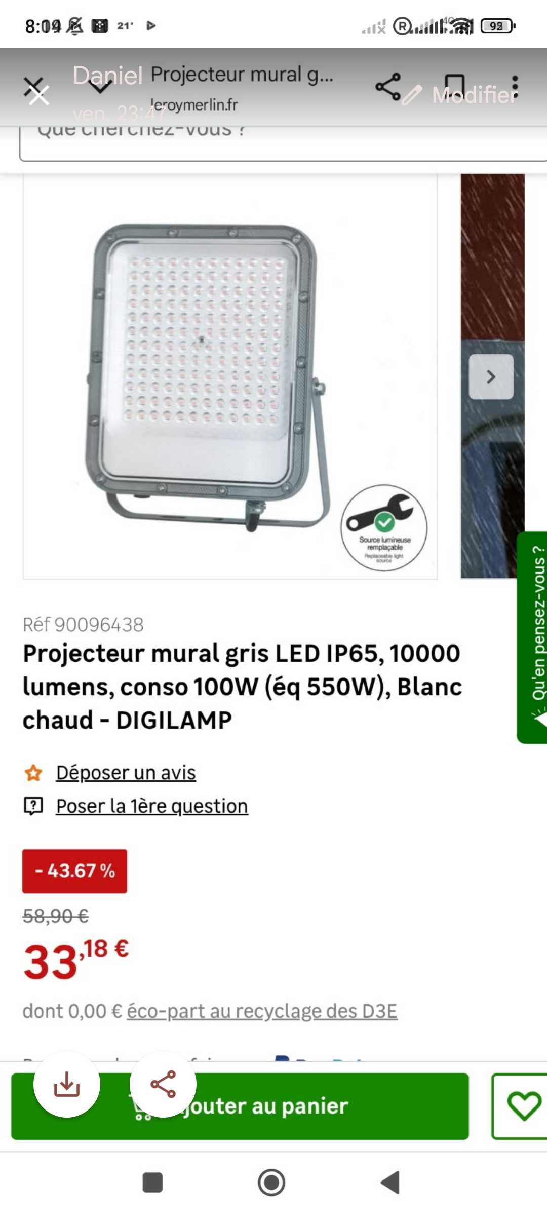 Proiectoare Led 100w Tech