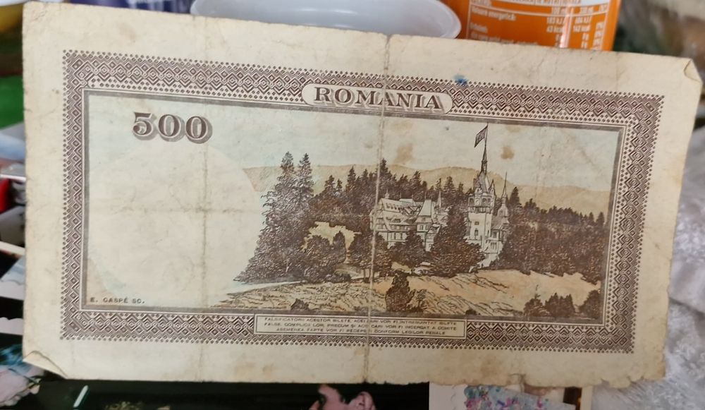 Bacnota 500 Lei din 1942