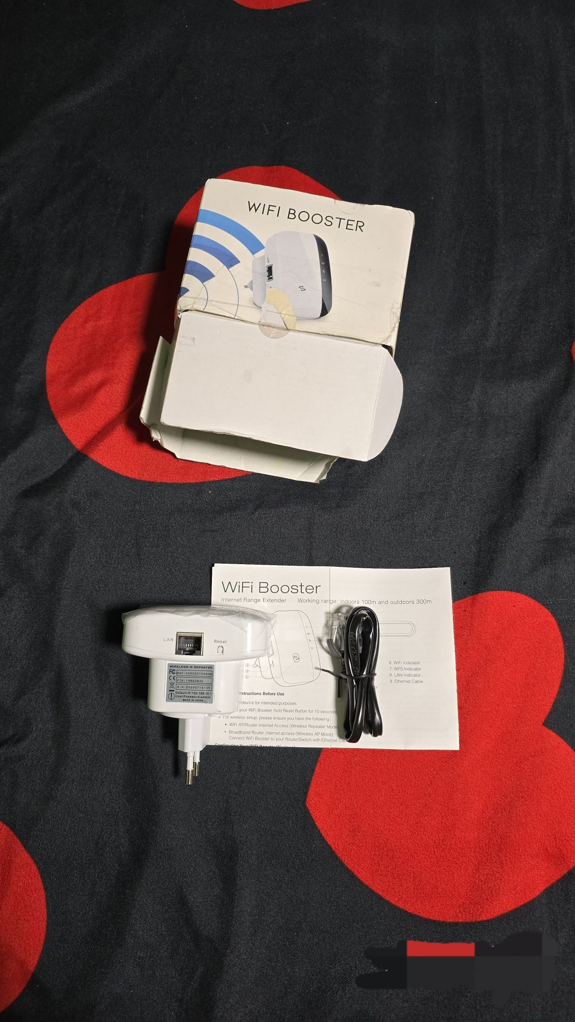 Amplificator Semnal Retea Wireless-N, WiFi Repeater transmisie 300Mbps