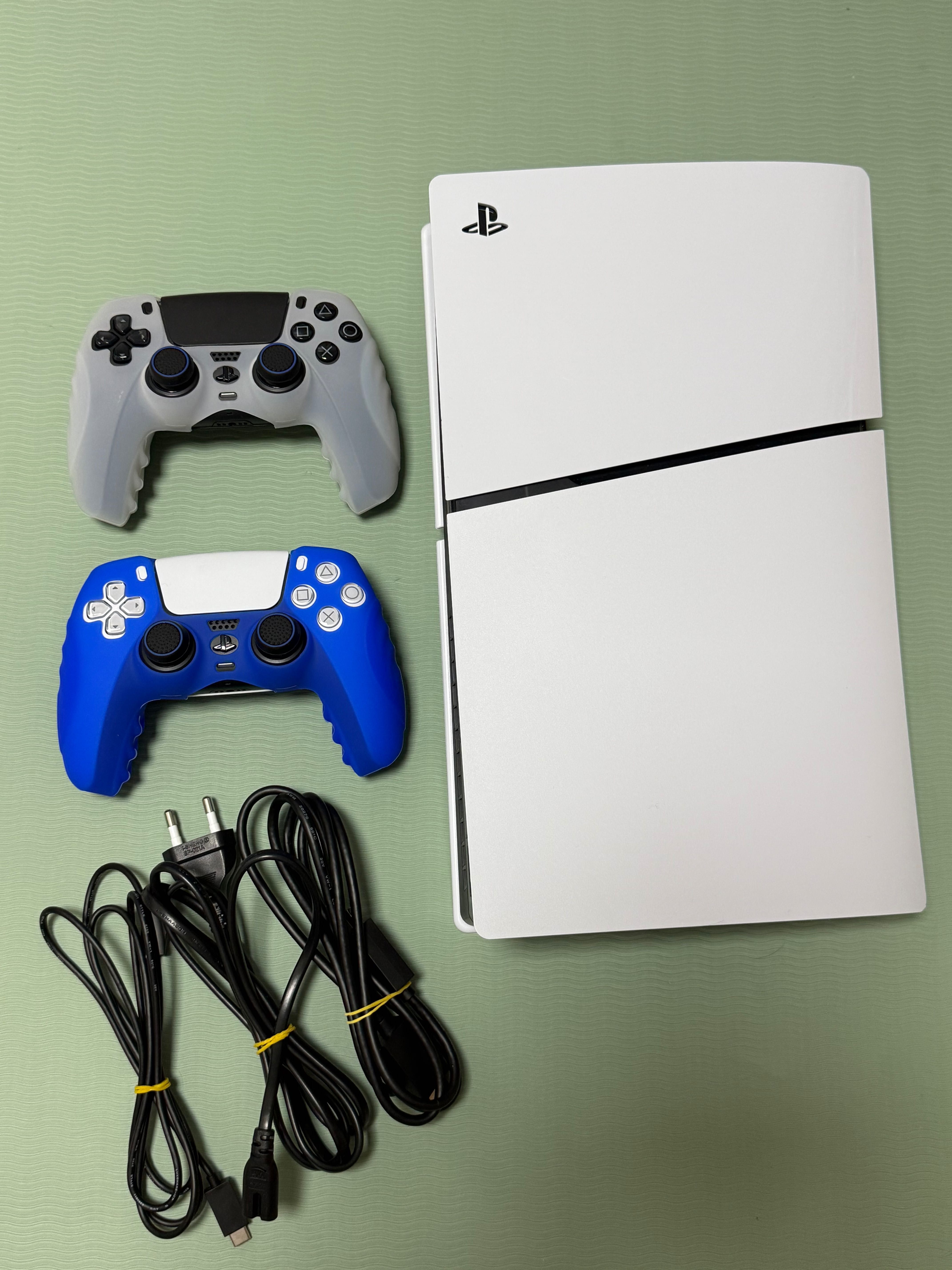 PlayStation slim без дисковода + игры