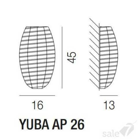 Aplica Vistosi Yuba 26