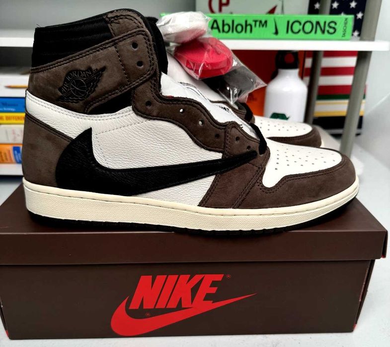 Sneakers Travis Scott Cactus Jack Dark Mocha X Jordan 1 Retro