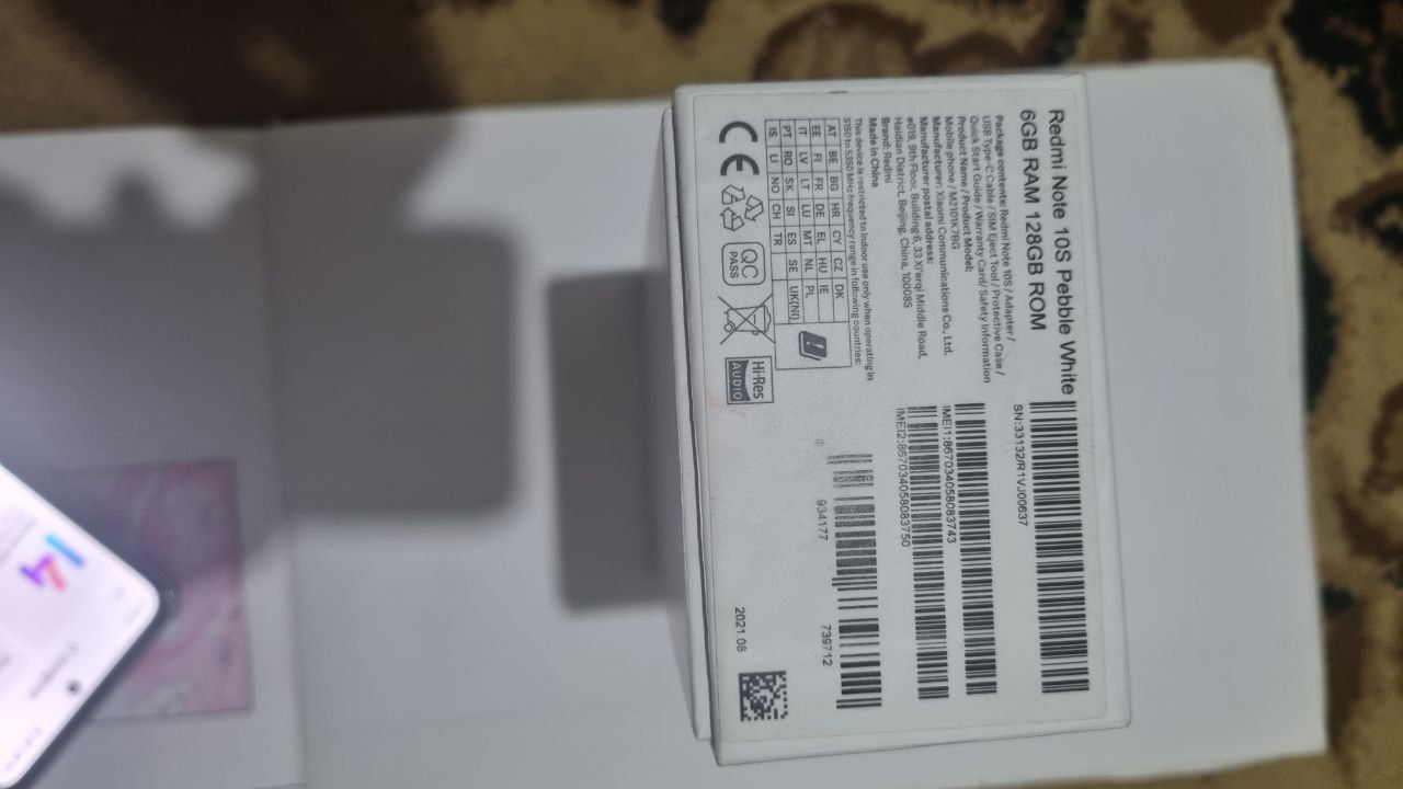 Redmi Not 10S 6/128gb