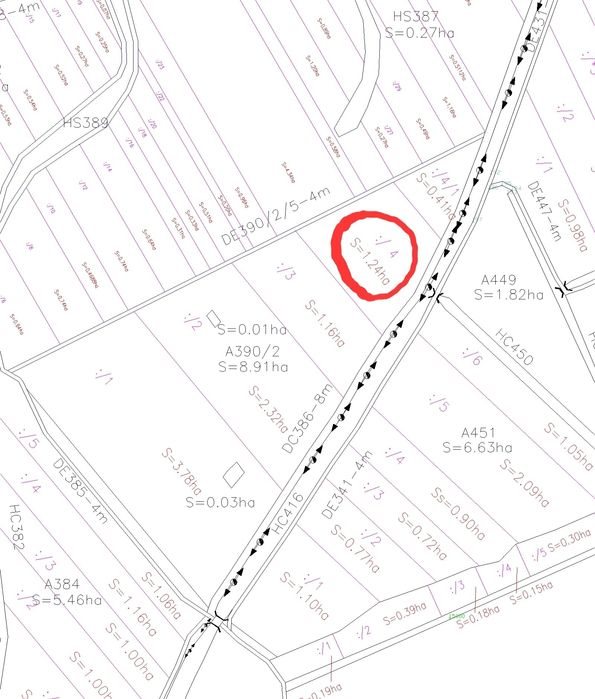 1.24 hectare teren pentru PUZ case in Utvin