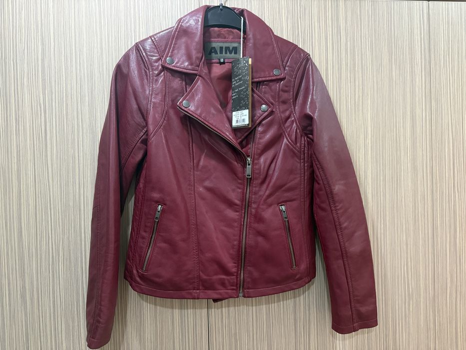 Яке от естествена кожа