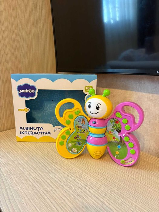 Jucarie bebelusi, Minibo, Albinuta Interactiva