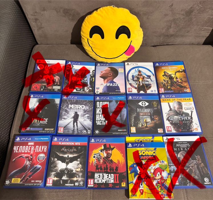 Продам игры на пс4/5