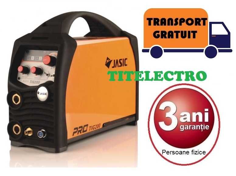 Aparat sudura otel inox TIG 200 JASIC W207 cu argon si wolfram TIG WIG