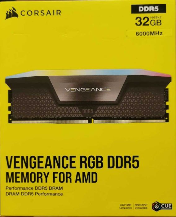Kit RAM DDR5 Corsair Vengeance RGB 32 Gb