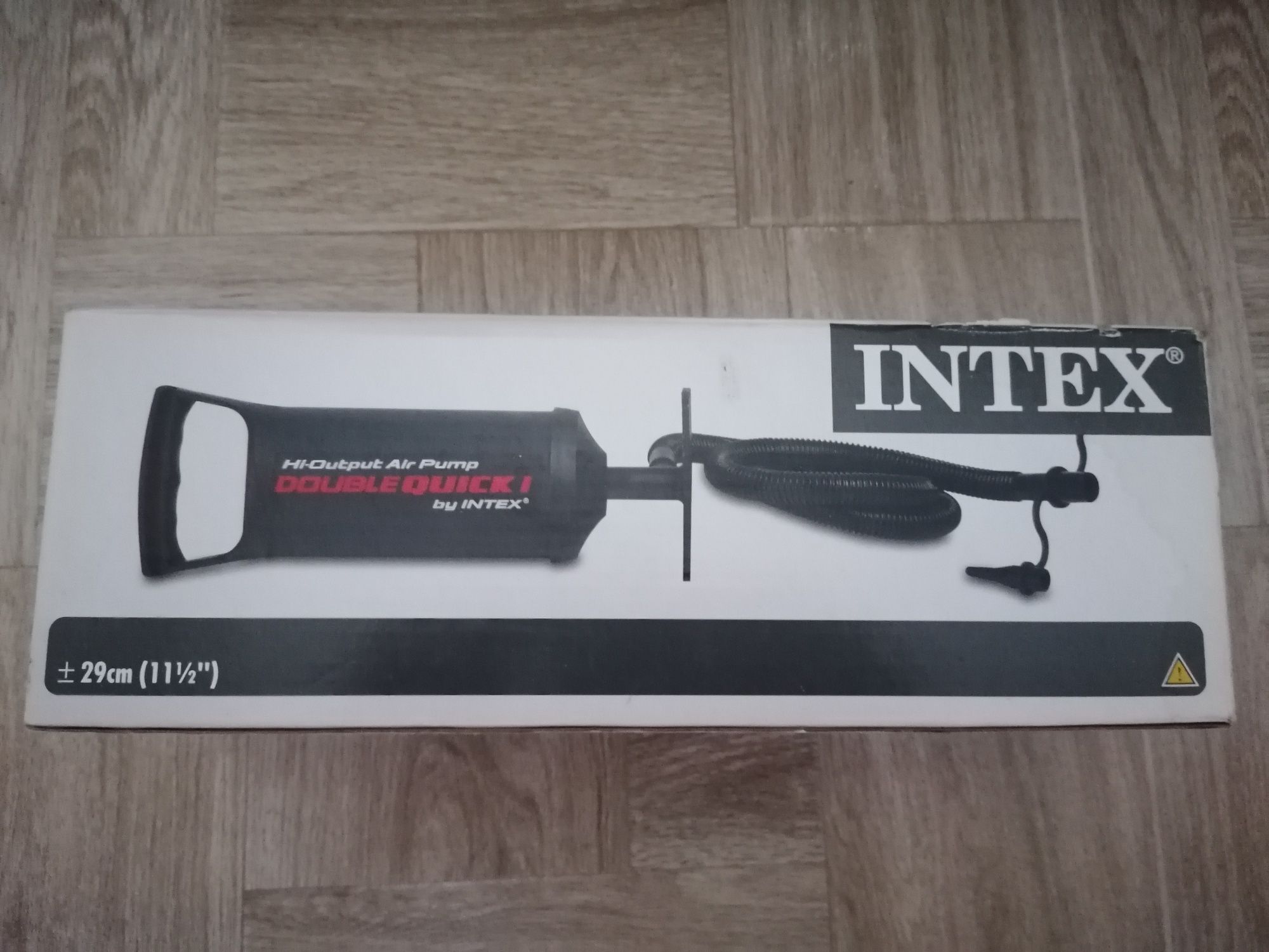 Pompă de mână, Intex, cu 3 adaptoare, 29 cm