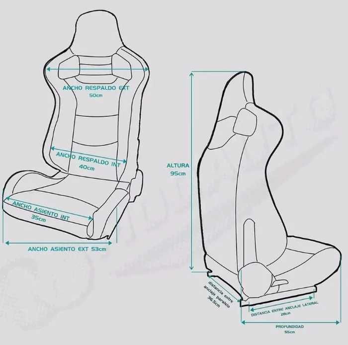 Спортни седалки велур