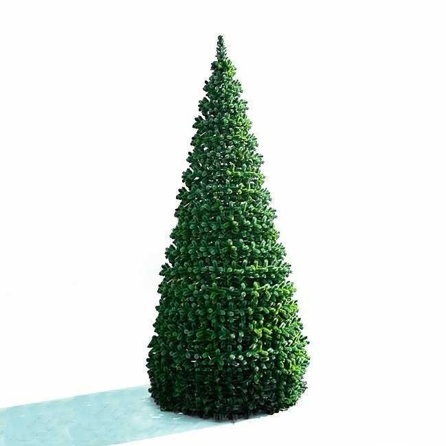 Искусственная елка с огоньками