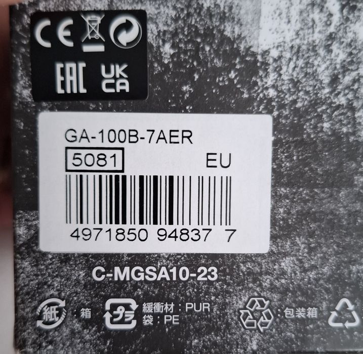 Ceas Casio G-SHOCK alb