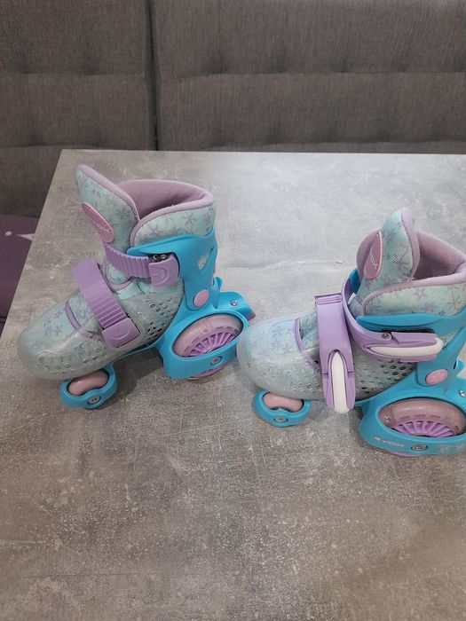 BYOX Регулируеми кънки с PVC колелца LITTLE BEETLE Frozen GIRL