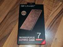 Husa flip piele originala Green Ideas Oxford Case iPhone 7 8 SE 2 SE 3