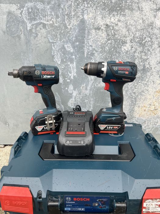 Set Bosch Filetanta GSR 18V-60 C impact GDX 18V-EC Brushless