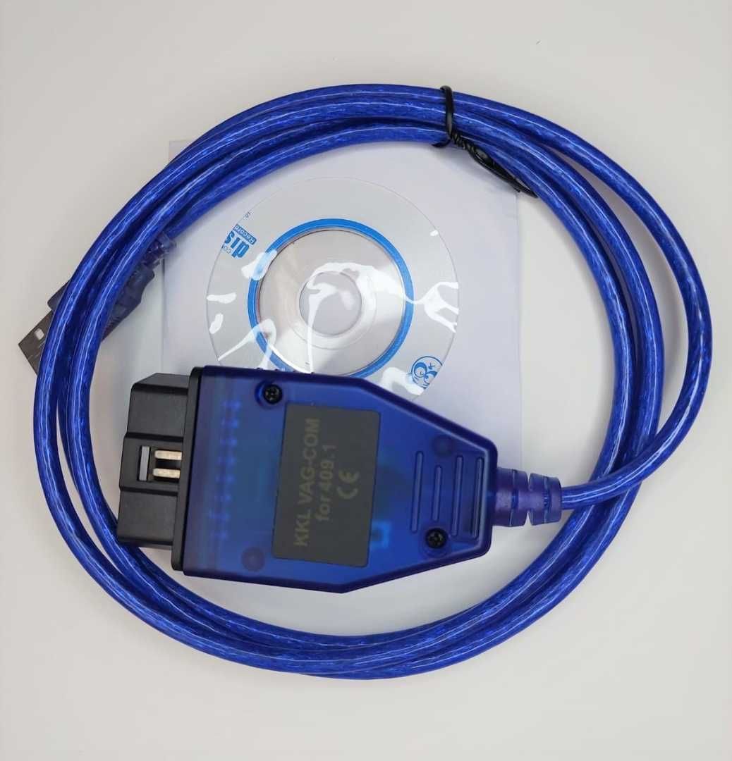 Диагностический кабель сканер  адаптер Vag-Com 409.1 KKL OBD2