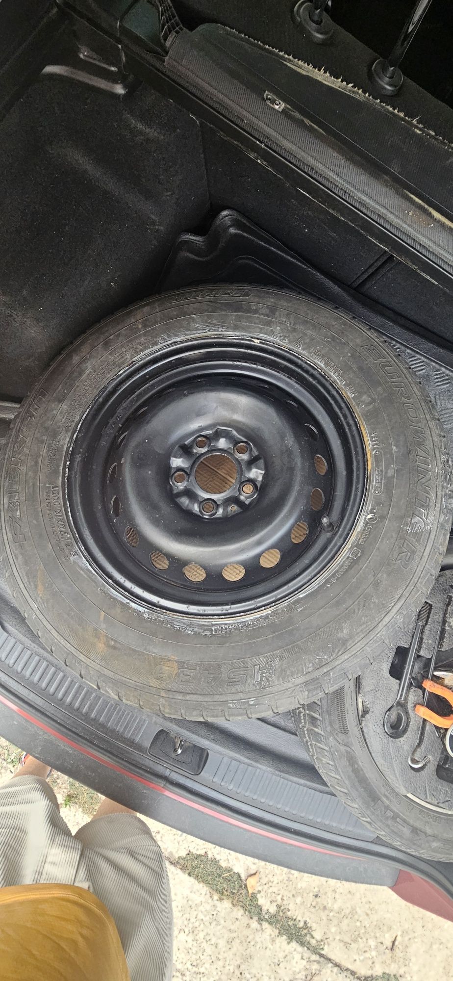 5/114.3/16 резервна джанта с гума toyota rav 4 резервна гума 215/60/16