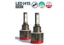 LED крушки за фарове F2 H15, 12V 24V, Canbus