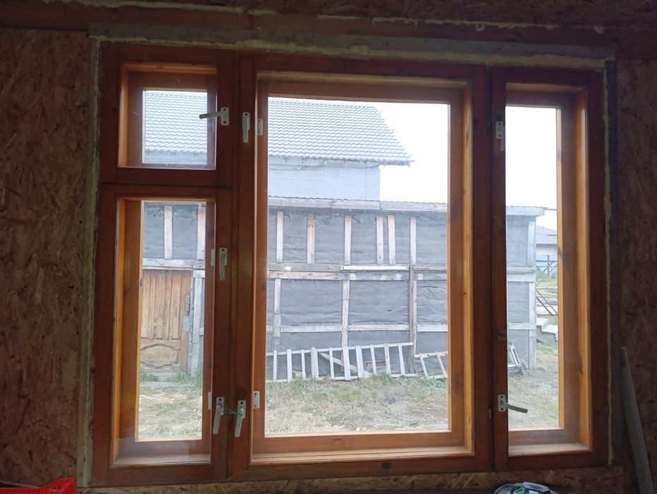 Деревянные окна 4 штуки