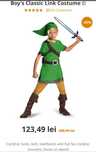 Costum Link - Zelda video game - NOU
