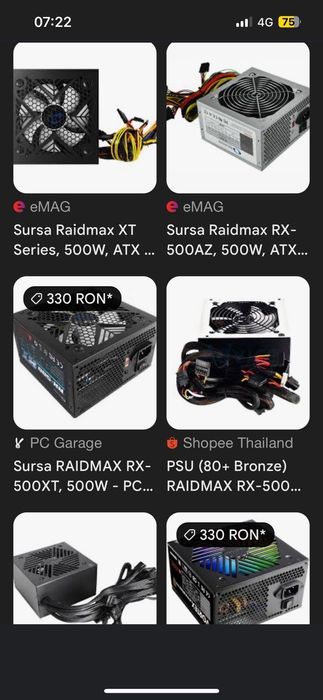 Sursa Raidmax RX-500AF ATX 12V2.2 Intel & AMD