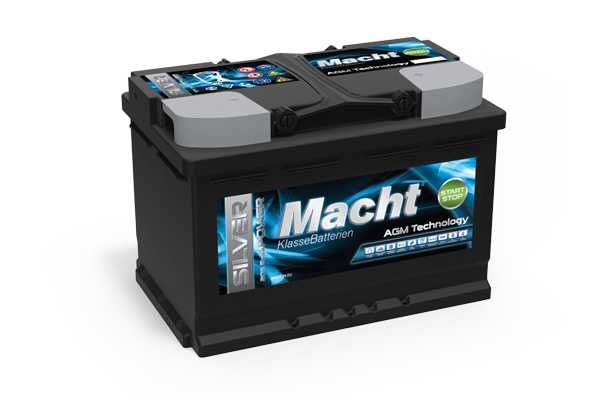 Baterie auto 80Ah 840A Macht Silver Agm StartStop 12V