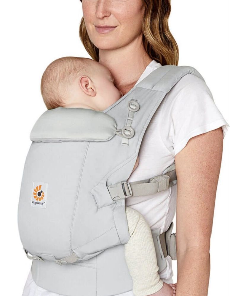Ергономична раница Ergobaby Adapt Soft Touch Cotton Pearl Grey