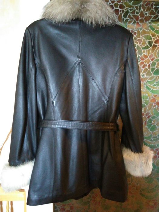 Кожено палто