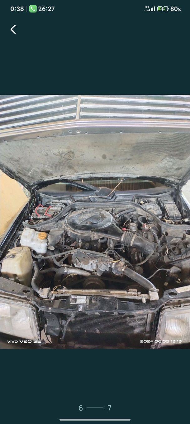Мерседес w124 Газ Йок Бензинда Выкуп Йок Нахтга сотилади GAZI YO