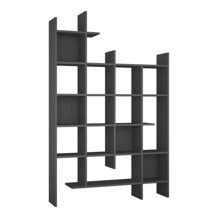 Библиотека, Manco, Сив, Дъб, Пдч, 122х25.5х188см.