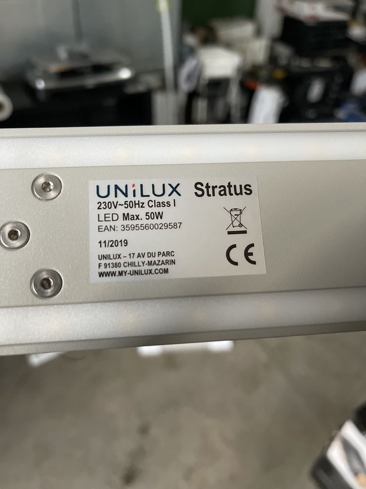 Lampa led Unilux Stratus lumina directa și indirectă, lumina reglabilă