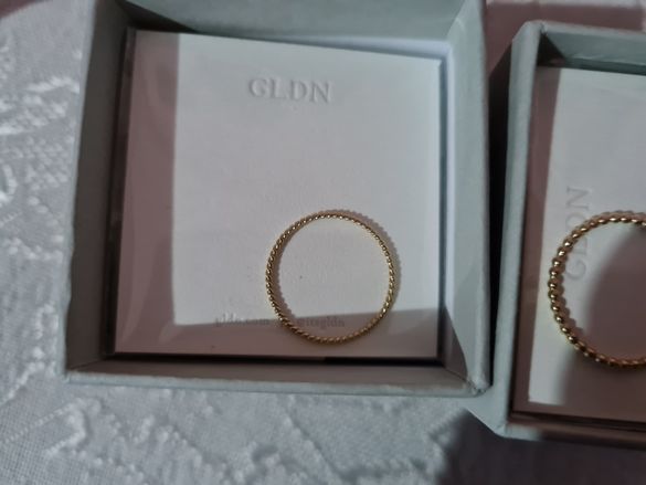 Дамски пръстен с слой от 14К злато