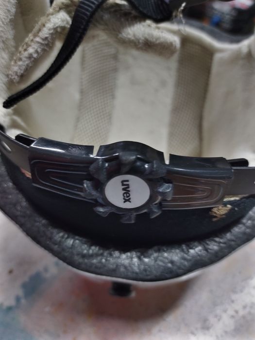 Cască ski albă Uvex 55 - 58cm